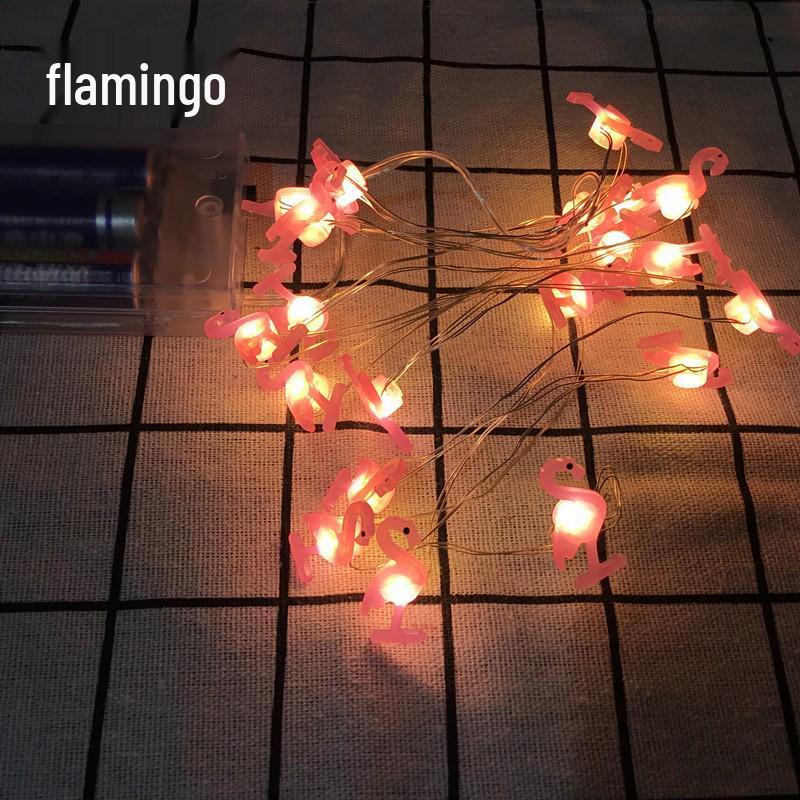 Christmas LED Lights: Santa, Snowman, Reindeer, Black Hat, Candy Cane, Gift Box, Bells with Copper Wire Fasteners