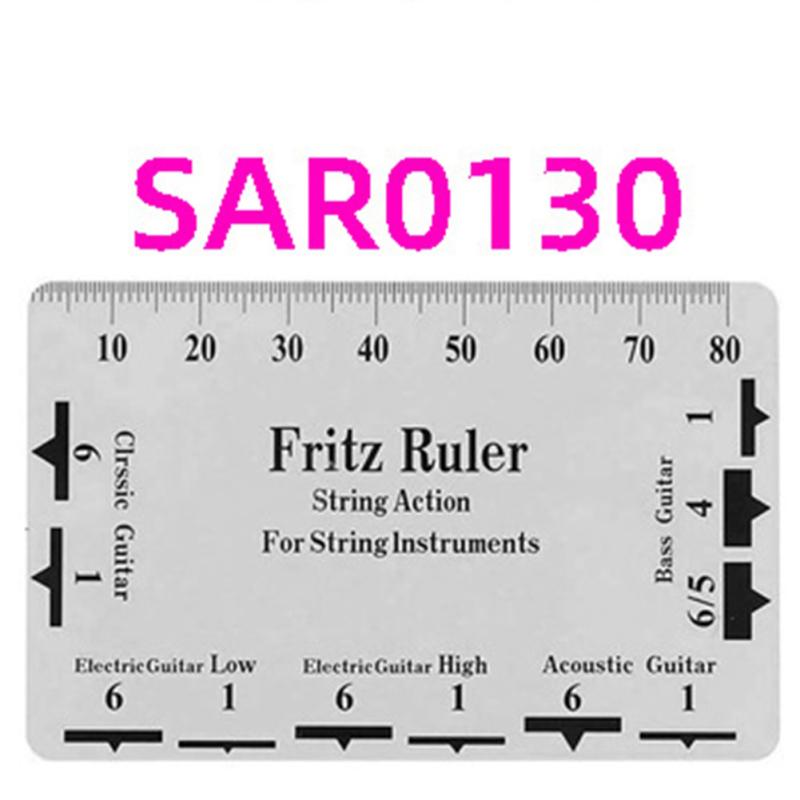 

2 шт. инструмент для измерения линейки струн для электрической бас-акустической гитары String height ruler (sar0130)