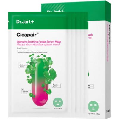 Dr. Jart Cicapair Mascarilla de suero reparador calmante intensivo 25 g, 5 unidades, 1 unidad