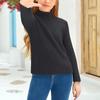 Children's Fashionable Casual Half-high Collar Bottoming Shirt Long-sleeved Top