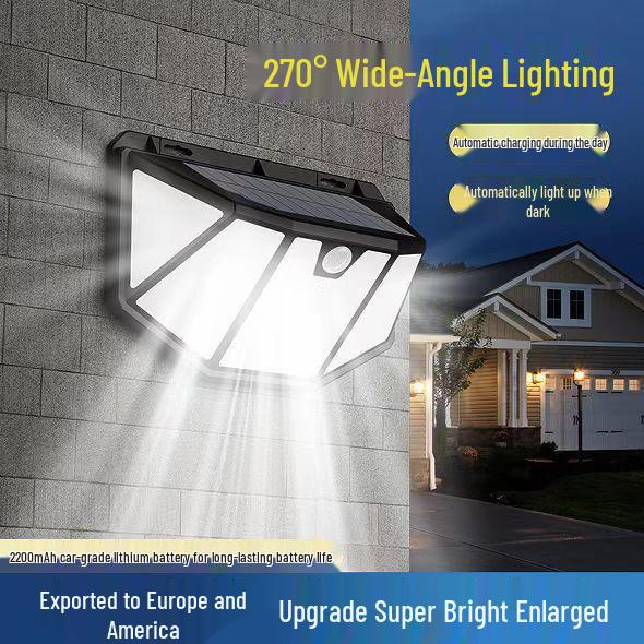 

Надяскраве водонепроникне індукційне світло на сонячних батареях для використання на вулиці, в саду та на подвір ї 10-Year Durability+Premium Quality