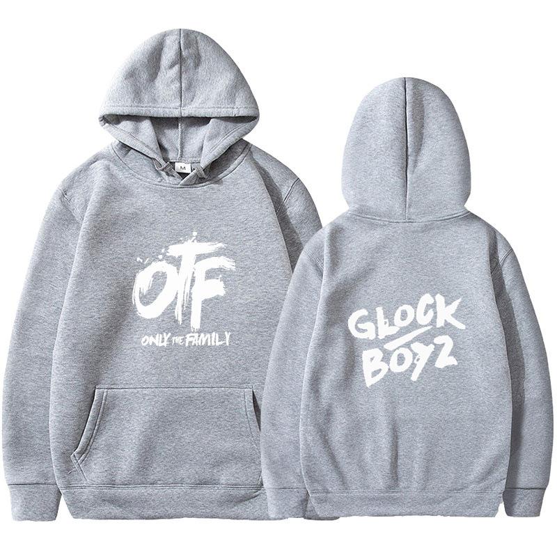 2025 new OTF letter print men's and women's hoodies spring and autumn goth casual comic pattern sweater
