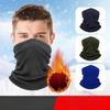 Warm Fleece Scarf Face Mask, Windproof and Cold-proof, Neck and Scarf Protector, Thickened and Plush