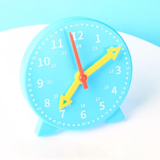 Clock Toys Hand-eye Coordination Concentration Teaching Aids Three-needle Early Preschool Teaching