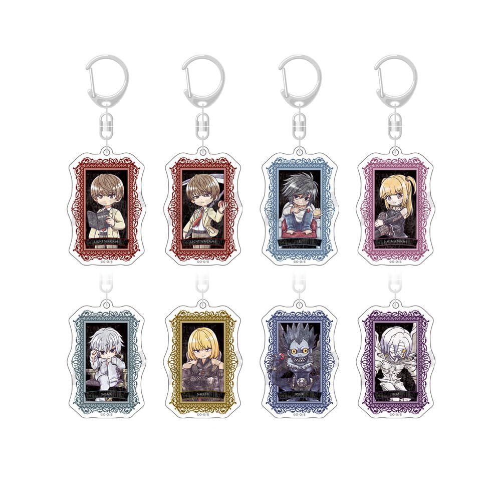 DEATH NOTE    Пикопаре Трейдинг Акриловые брелоки, Коробка из 8 штук