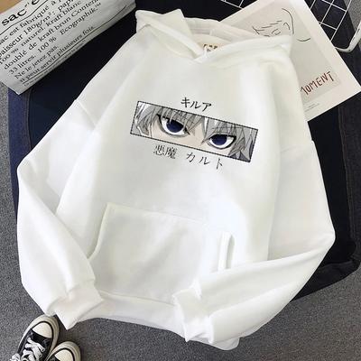 Cute Women Hoodies Hunter X Hunter Women Unisex Pullovers Homewear Sweatshirts Killua Zoldyck Hisoka Anime Hoody Streetwear Tops