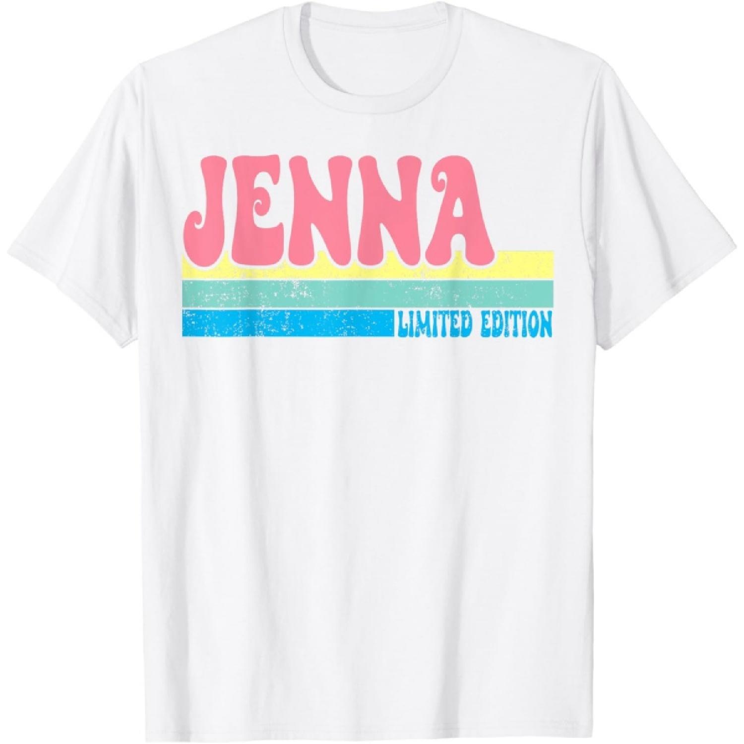 ДЖЕННА Имя Персонализированная Милая Идея Крутая Женская Футболка ДЖЕННА S