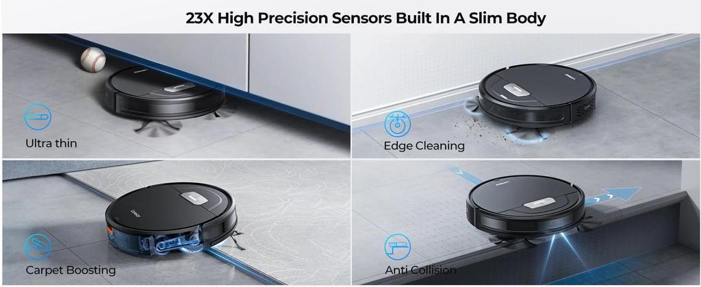 New Laresar Evol 3 Robot Vacuum 4500Pa Suction Sweeping Robots Multifunctional Intelligent Sweeping Robot with Auto Carpet Boost