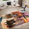 1pc John Wayne's vintage cowboy poster Carpet Rug for Living Room Bedroom Home Sofa Decoration,Kids play Non-slip Floor Mat
