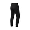 Li Ning Fitness Series Logo Cuffed Mid-Rise Elastic Knit Sports Pants Men Pants Black AKLUC35-1
