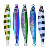 5Pcs Hard Metal Jigging Spoon Lures Freshwater Saltwater Fishing Glow Lures with 3D Eye Sea Fishing Lures Swimbait