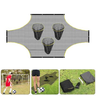 Portable Soccer Net Practice Goal Shots Soccer Goal Shooting Target Net Football Scoring Training Net with Scoring Zones
