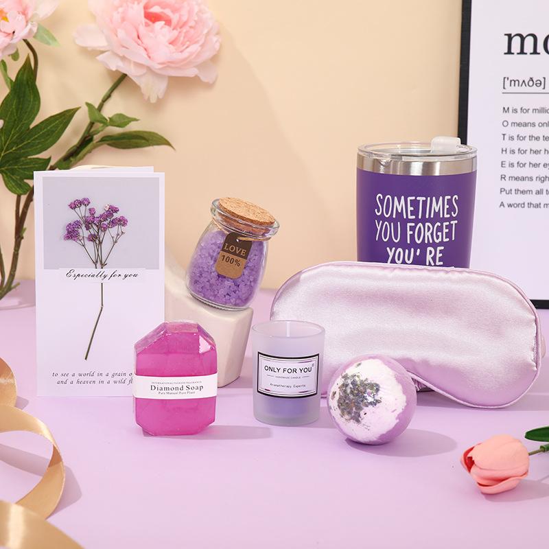 Guests New Custom Birthday Gift Wedding Favor Pink Spa Christmas Gift Set Valentines Day Gifts for Women