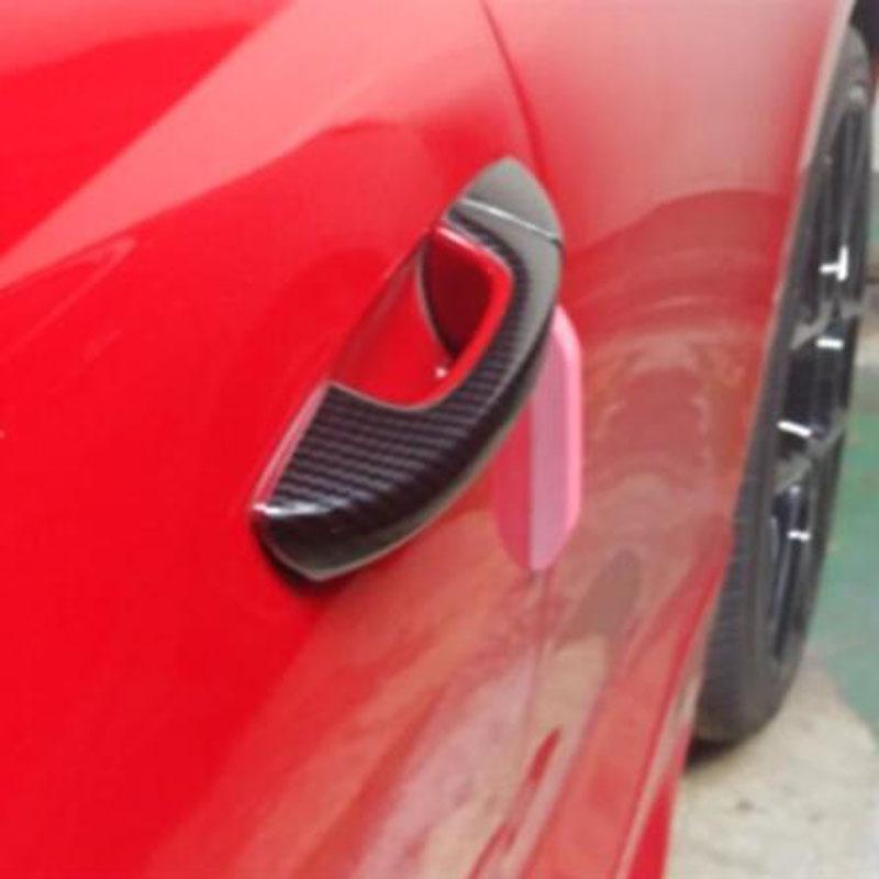 Applicable To VolkswagenVw Scirocco 3 Mk3Door Handle Plastic Carbon Fiber Cover Trim