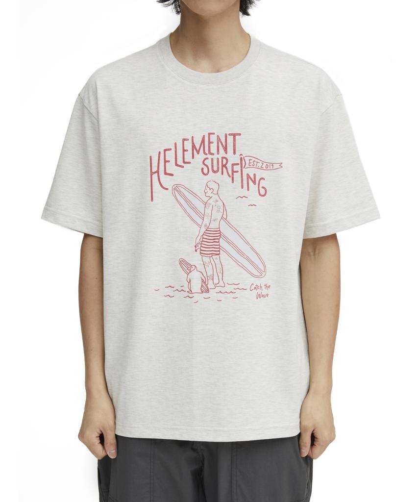 HELEMENT Surfing Tattoo Short Sleeve T-Shirt (Oatmeal)