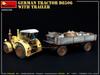 Miniart scale German Tractor D8506 with Trailer Plastic Model Kit MA38038 MIN38038 1/35