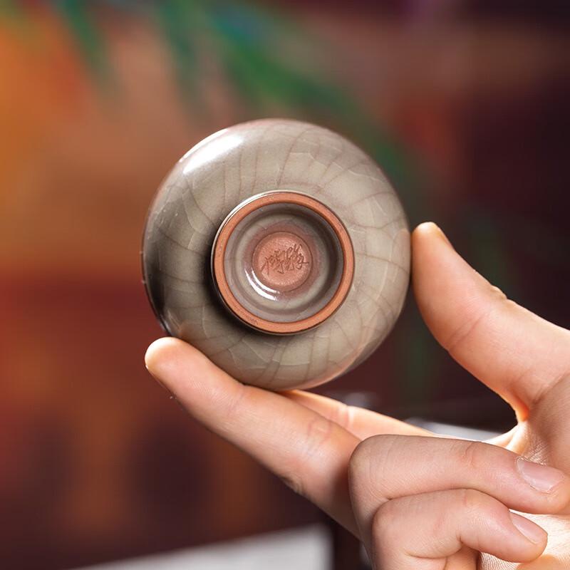 Ming Ling Personal Ceramic Gourd Cup