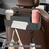 Multifunctional Backseat Cup Holder with Hook Car Back Seat Tissue Box  Automotive Interior