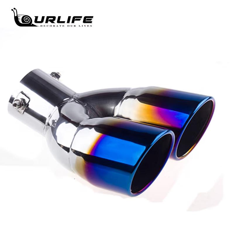 Stainless Steel Car Muffler End Pipe Exhaust Tips for Kia Sportage R 2009 2010 2011 2012 2013 2014 2015 2016 2017