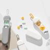 Pills Tablets Dispenser Travel Friendly Medication Organizer Medicine Holder Box