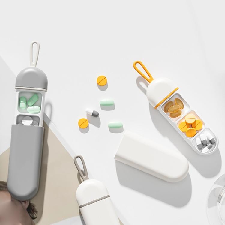 Pills Tablets Dispenser Travel Friendly Medication Organizer Medicine Holder Box