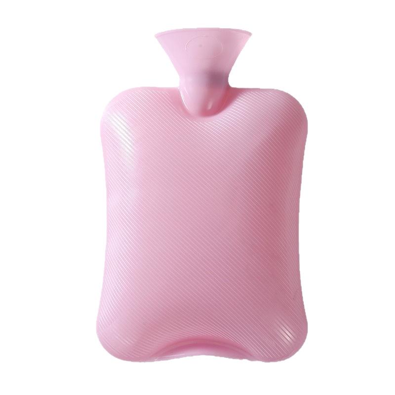 Faux Rabbit Fur Hot Water Bottle - Pour-In, Hand Warmer, Long-Lasting Heat, Large Capacity