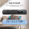 Silicone Remote Case For Fire TV Stick HD/4K Remote Control Silicone Protective Case Shockproof Anti-Drop
