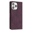 N.BEKUS CSJ-001 For iPhone 16 Pro Max Stand Case PU Leather Wallet Phone Cover
