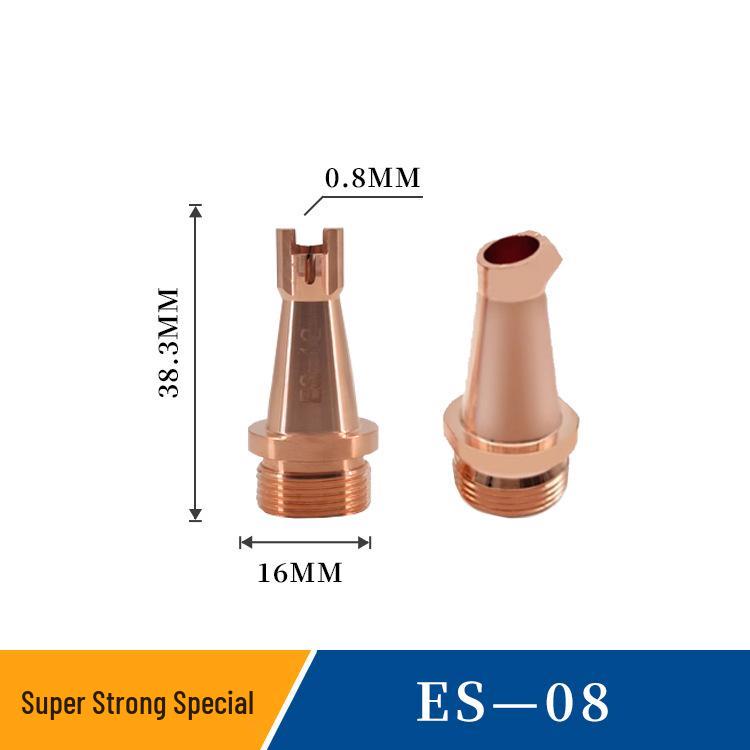 Universal Handheld Laser Welding & Cutting Nozzle with Strong Copper Single/Double Wire Feeder