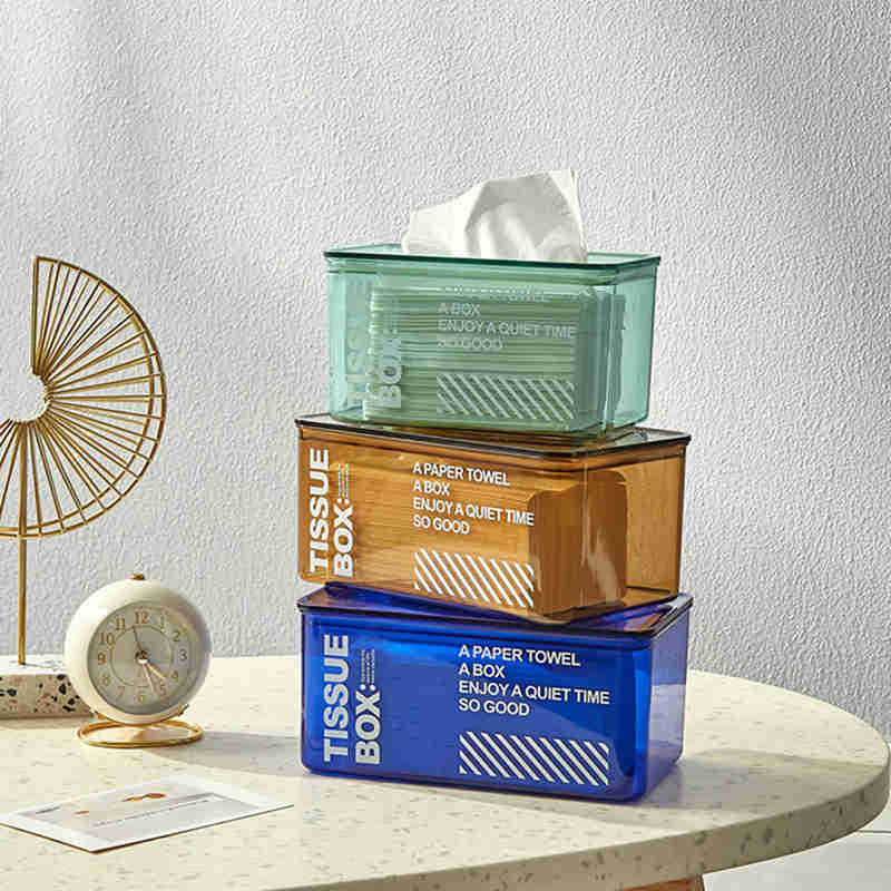 

Коробка для салфеток, пластиковый легкий и прочный прозрачный утолщенный ПЭТ