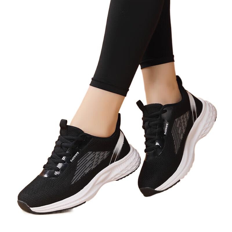 Outdoor casual sports shoes 2025 summer new comfortable soft-soled jogging shoes women's breathable and lightweight running shoes women's shoes
