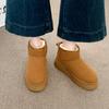 Large Size Velvet Thickened Outer Wear Cotton Shoes Platform Snow Boots Women Winter Short Snow Cotton Women