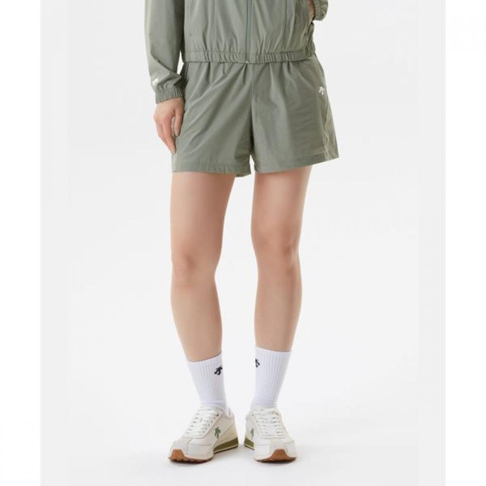 

DeScente Women S Chiffon Woven 3.5 Part Warm Up pantS Khaki KHK0KHAKI/65