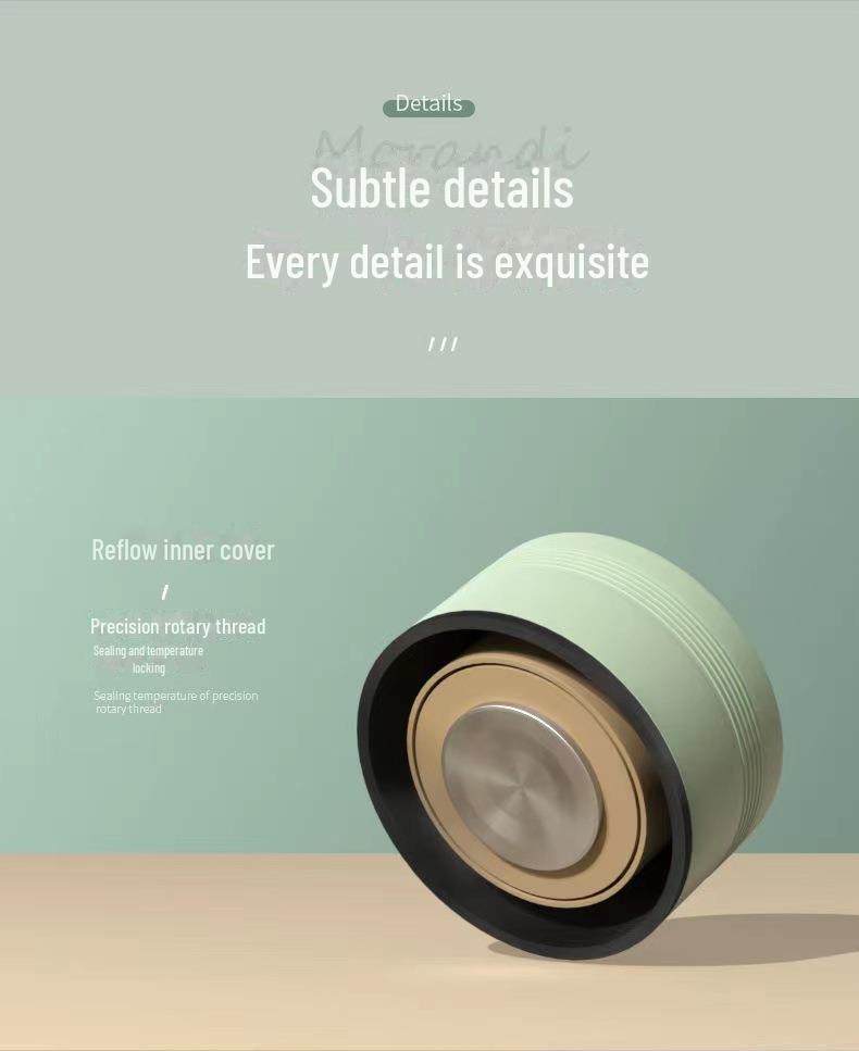 Korean Style 316 Stainless Steel Thermos with Smart Temperature Display – Unisex, Cute & Simple Design