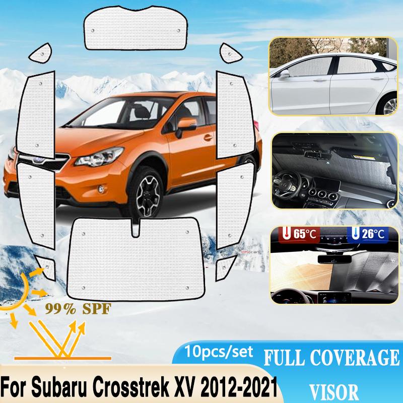 

Полное покрытие солнцезащитные козырьки для Subaru Crosstrek XV GP GT 2012 ~ полный объемный козырек на лобовое стекло автомобиля