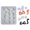DIY Filler Small Tail Ins Quicksand Silicone Epoxy Mold DIY Keychain Pendant Jewelry Crafting Mould for Valentine Gift