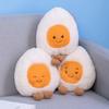Cartoon Egg Plush Toy Expression Food Bread Toast Series Breakfast Doll Fun Decoration Pillow Baby Soothing Doll Gift