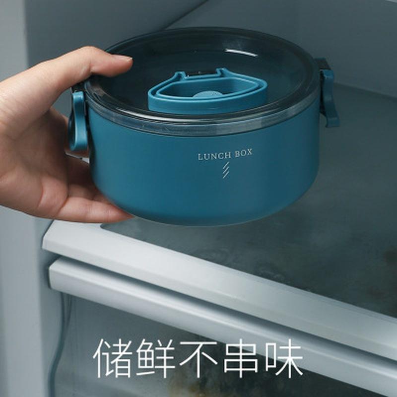 1/2-lagige Lunchbox Lebensmittelbehälter Snack Lunchbox Mahlzeit Lebensmittelbehälter Aufbewahrungsbox