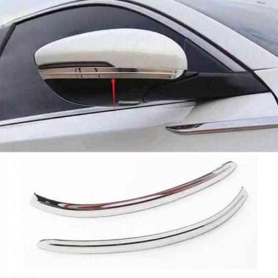 For Honda Accord 2023-2025 Chrome Rearview Mirror Strip Molding Guard Cover Trim