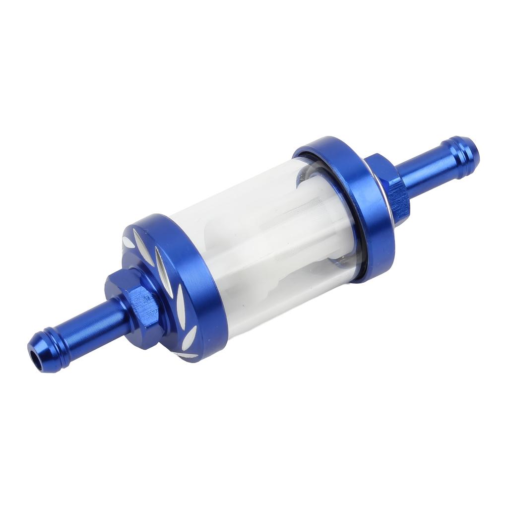 Motorcycle CNC 8Mm Fuel Glass Gas Fuel Petrol Filter ATV for Honda Yamaha Kawasaki for SUZUKI KTM EXC EXCF Etc. Universal