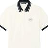 Emporio Armani EA7 Color Block Letter Embroidered Short Sleeve Polo Shirt Men tops 7M001538-AF13511-U0004