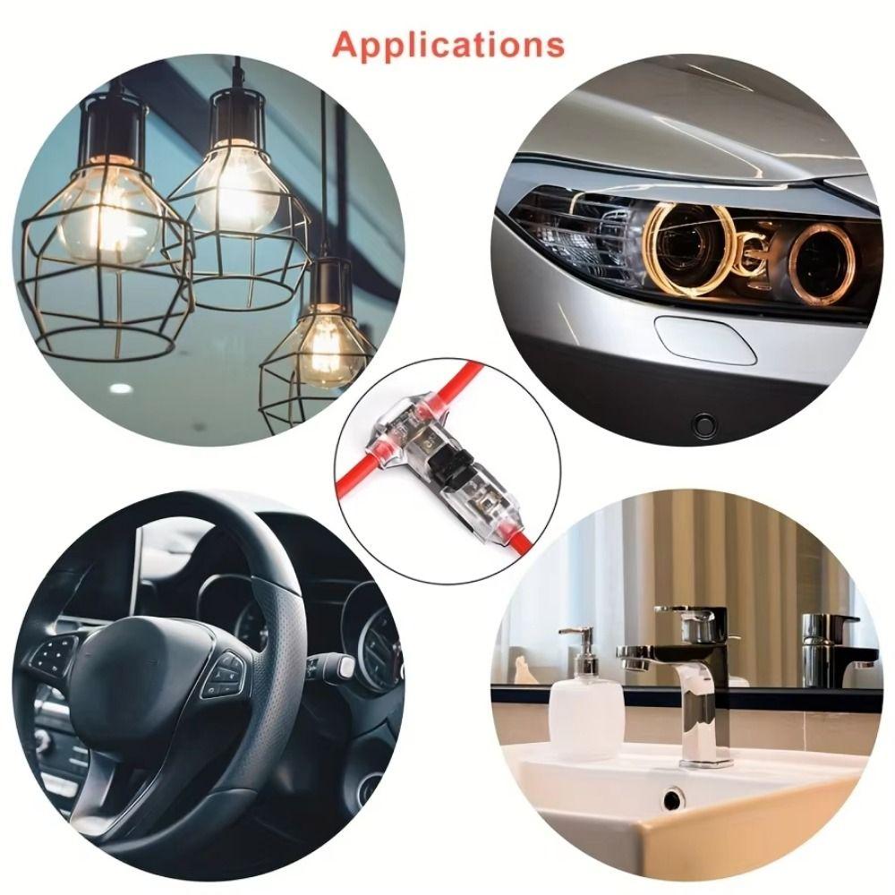 10Pcs for 18-22 Awg Cables Low Voltage Wire Connector Lighting Installations