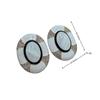 Retro Hong Kong Style Slightly Inlaid Zircon Enamel Glaze Large Earrings, Personality Trend Exaggerated Large Stud Earrings Fashion Earrings