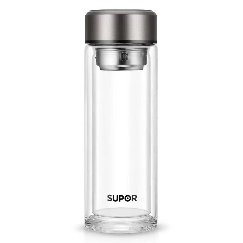 SUPOR Double-Layer Borosilicate Glass Cup