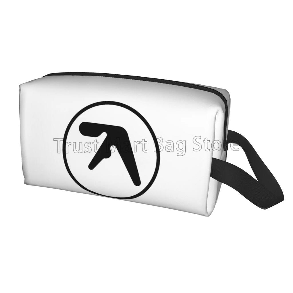 Aphex Twin Přenosná Cestovní Kosmetická Taška Velké Kapacity Taška na Make-up Úložné Tašky Ideální pro Cestovní Skladování a Každodenní Použití
