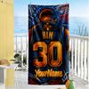 Curry Personalized Text Beach Towel Soft Durable Quickdry Ideal For Travel Outdoor Swim Pool Yoga Surf Camping Hiking Gym Gift Holiday