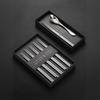 Non-slip Titanium Chopstick Set with High-Temperature Resistance: Includes Chopsticks, Spoon, and Fork In a Light Luxury Gift Box