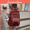 Stylish Korean Print Backpack Large Capacity For School Commute Travel Durable