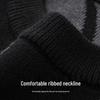 SEPTWOLVES Men's Crew Neck Wool Blend Sweater
