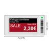 2.1" 2.9 " Electronic Price Tag ESL TFT Screen Shelf Label BT Version App Operating Software Epaper Module EInk Display Screen